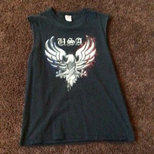 USA Sleeveless Shirt